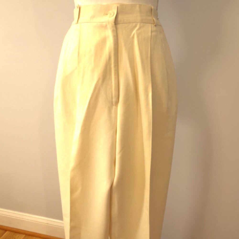 Classic Talbots Petite Size 6 Fully Lined Linen Pants
